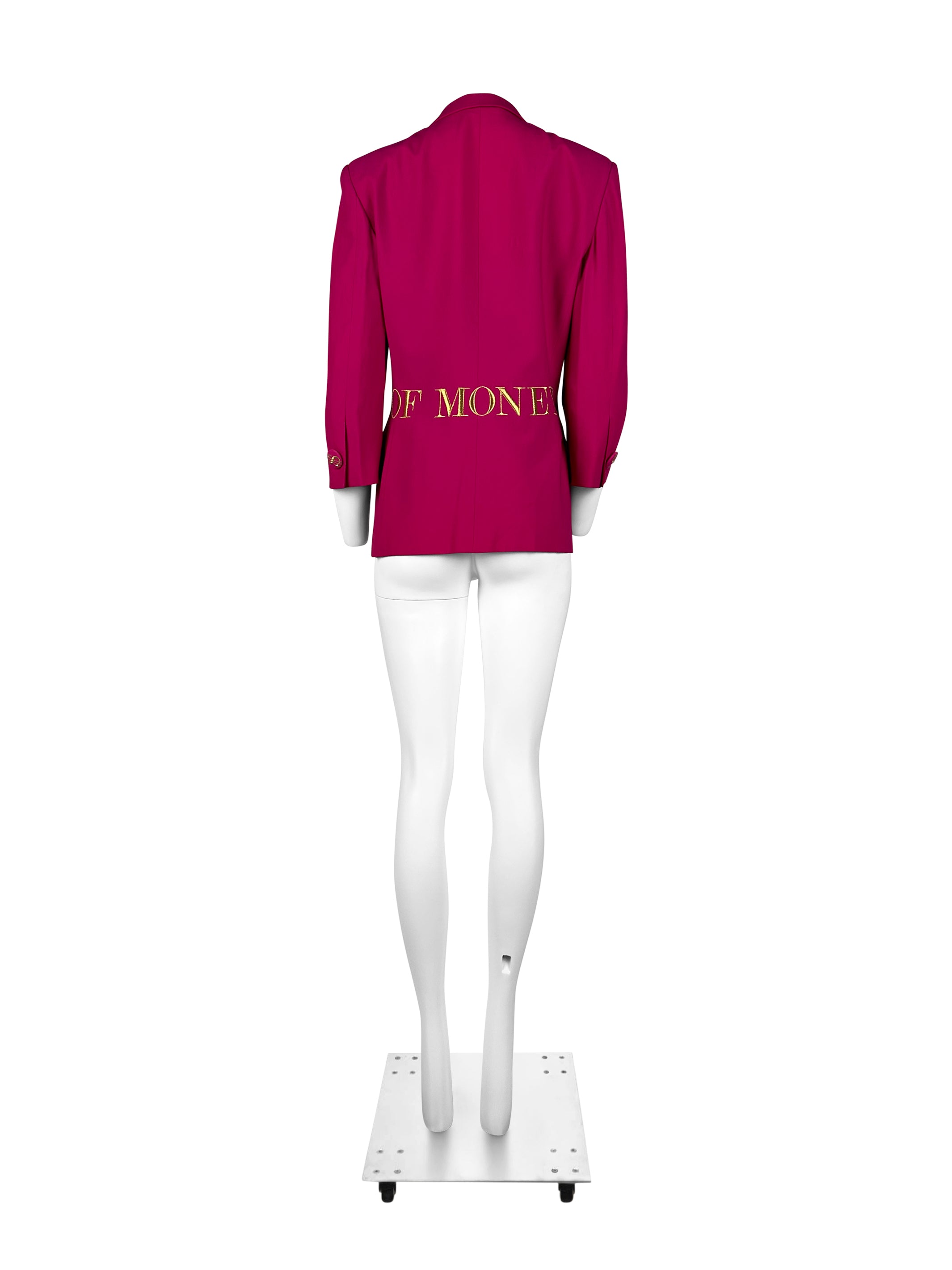 【送料&関税込】Moschino Blazer In Pink Viscose Blend Moschino Striped Blazer in Pink | Lyst